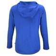 thumbnail image 3 of Women's Cutter & Buck Royal Chicago Cubs  Coastline Epic Comfort Eco Recycled Hoodie Raglan Long Sleeve T-Shirt, 3 of 3