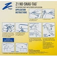 thumbnail image 2 of Z Tags 1-Piece Pre-Numbered Hot Stamp Tags for Calves, Numbers from 76 to 100, Yellow, 2 of 4