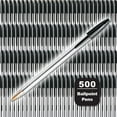 thumbnail image 2 of BIC Cristal Xtra Smooth Black Ballpoint Pens, Medium Point 1.0mm, 500-Count Pack, 2 of 8