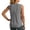 Gray, variant on Sleeveless Workout Tops for Women Breathable Lightweight Active Athletic Running Tank Yoga Shirts White S