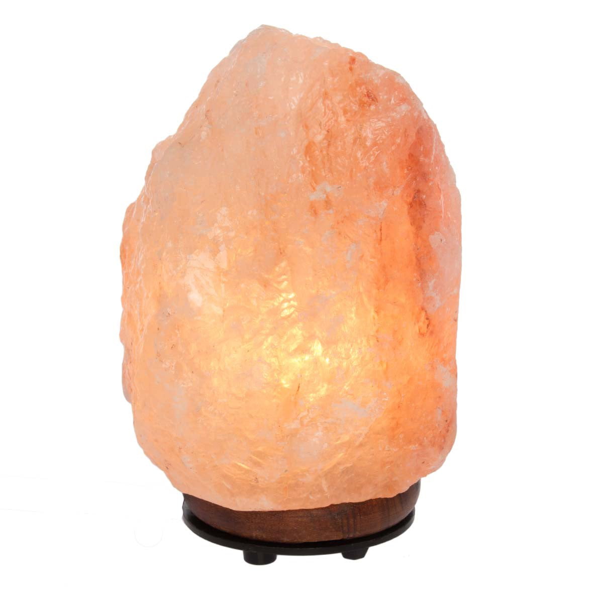 Pack 2 Crystal Salt Himalayan Natural Salt Lamp Purify Air Asthma Allergy Relief 