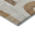 thumbnail image 3 of Addison Rugs Mayfield Premium Machine Washable Transitional Geometric Ivory Rectangle Rug, 2'6" X 3'10" Machine Washable Transitional Geometric Ivory Oversized Sherpa Throw Blanket, 3 of 7