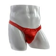 thumbnail image 2 of Sous-vêtements pour Hommes, sous-Vêtements Confortables String pour Hommes String, Jockstrap Chaud pour Hommes String Bikini sous-Vêtements pour Hommes Boxeurs, Rouge, Taille Unique, 2 of 2