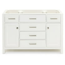 Ariel H048s-Bc Bristol 48" Single Free Standing Vanity Cabinet Only - White