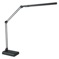Adjustable LED Desk Lamp 3.25"w x 6"d x 21.5"h, Black