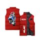 thumbnail image 3 of Chaqueta sin mangas con estampado de motocicleta HJC para otoño/invierno, estilo hip-hop callejero, resistente al viento y cálida, talla grande para hombre, 3 of 5