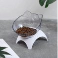 thumbnail image 1 of 15elevated Cat Food Bowls With Silicone Pet Mat, Plastic Bowl With Stand, 1 of 3
