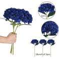 thumbnail image 4 of Yirtree 3PCS Hydrangea Silk Fake Flowers Heads with Stems, Artificial Flowers for Decoration Wedding Rome Party Shop Baby Shower,Room Decor for Bedroom Aesthetic, 4 of 8