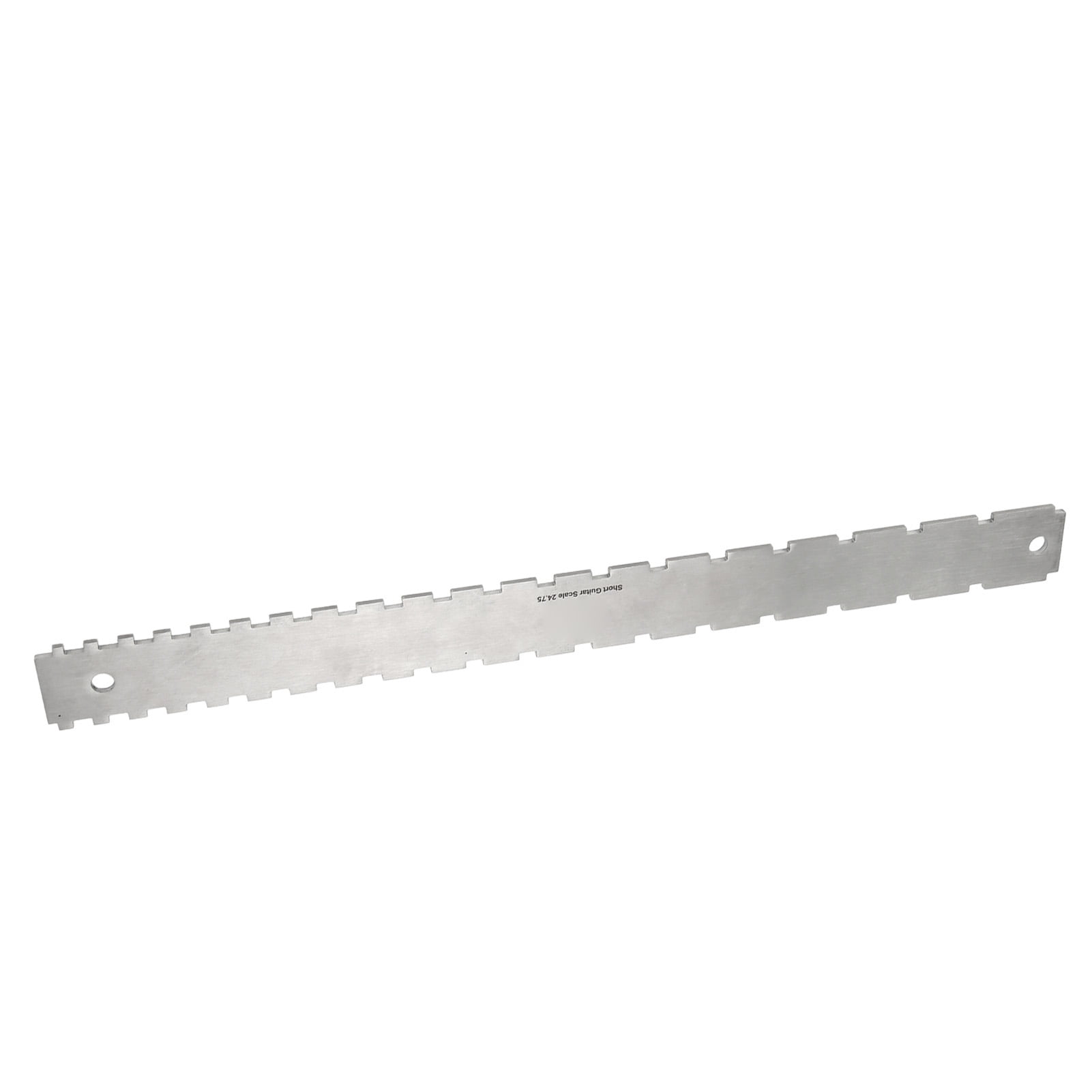 Guitar Neck Straight Ruler, 17.1in Guitar Notched Straight Edge For