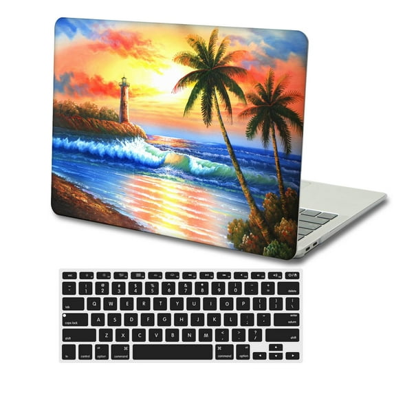 KSK KAISHEK Hard Shell Case Cover Compatible with 2021/2022/2023 Released MacBook Pro 16 inchs with XDR Display & Touch ID Type C + Black Keyboard Cover Model: A2780/A2485 Landscape 134