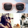 thumbnail image 4 of Ginsiom Trendy Square Sunglasses for Women Outdoor Fashion Sun Glasses, 4 of 5