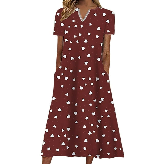 Cathalem Women 2024 Button Down Ruched Shirt Dresses Casual Loose V Neck Flowy Ruched Mini Dress,Wine XL