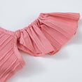 thumbnail image 7 of Summer Outfits Ruffle Sleeve Casual T-Shirt Tops and Pants 2 Piece Girls Sets 8-9 Years Girl Clothes, 7 of 7