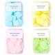 thumbnail image 1 of 4 mini hojas de pétalos desechables, portátiles y frescas, con diferentes aromas, jabón de baño de manos soluble, apto para niños y adultos, viajes al aire libre, camping, 4 cajas (aproximadamente 400, 1 of 5