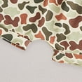 thumbnail image 6 of Ulanda Toddler Baby Boy Summer Clothes Camouflage Quarter Zip Short Sleeve T Shirt Shorts 2 Piece Outfits Set (Green, 18-24 Months), 6 of 7