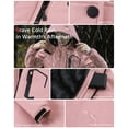 thumbnail image 4 of Heated Jacket for Women, Graphene Lightweight Heating Jackets with Battery Pack 12V Fast Charge 18400mAh Waterproof Windproof, Winter Outdoor Soft Shell Electric Heating Coat, 4 of 5