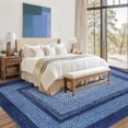 thumbnail image 4 of Gaderth 8x10 Large Braided Print Area Rug For Living Room, Washable Farmhouse Rug With Non Slip TPR Backing, Low Pile Stain Resistant Carpet For Bedroom Dining Room Nursery Office, 4 of 10