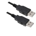thumbnail image 2 of USB 2.0 Male to Male CABLE CORD 5FT TYPE A MALE to TYPE A MALE BLACK 5' HIGH SPEED 5FT 1.5M, 2 of 2