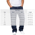 thumbnail image 2 of SAWOBUUN Mens Wide Leg Jeans Casual Relaxed Loose Fit Stretch Denim Pants, 2 of 7