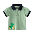 thumbnail image 3 of Esaierr Kids Baby Cartoon Pattern T-Shirt Toddler Casual Lapel Short-Sleeved Tops 1-7 Years Soft Comfort Printed for Boys, 3 of 9
