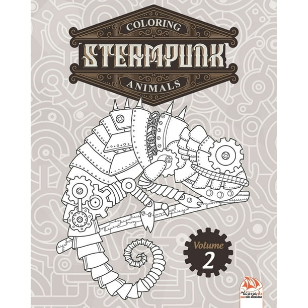 Download Coloring Steampunk Animals: Coloring Steampunk Animals ...