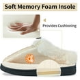thumbnail image 3 of Ecetana Womens Slipper With Memory Foam Fluffy Soft Warm Slip On House Shoes, 3 of 6