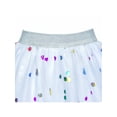 thumbnail image 4 of Girls Skirt Colorful Sequins Sparkling White Tutu Dancing 9-10 Years, 4 of 6