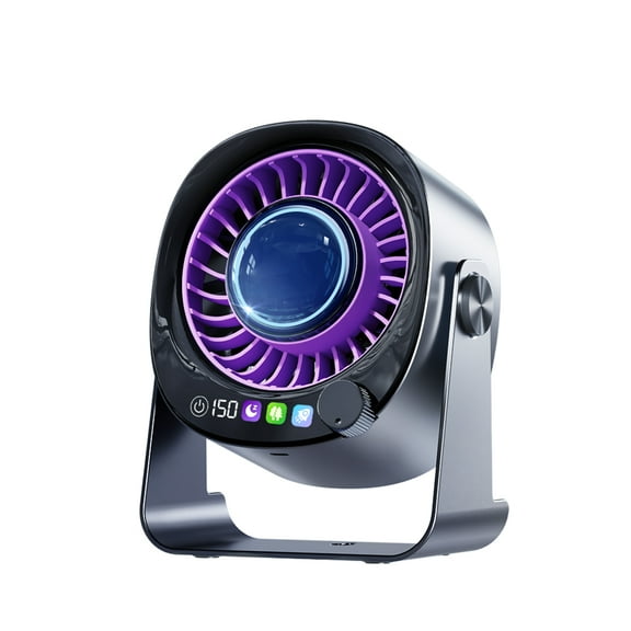 Quiet 360° Airflow Desk Fan - Electric Household Fan