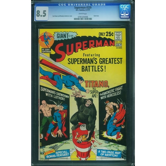 Superman #239 - CGC 8.5 Comic Book