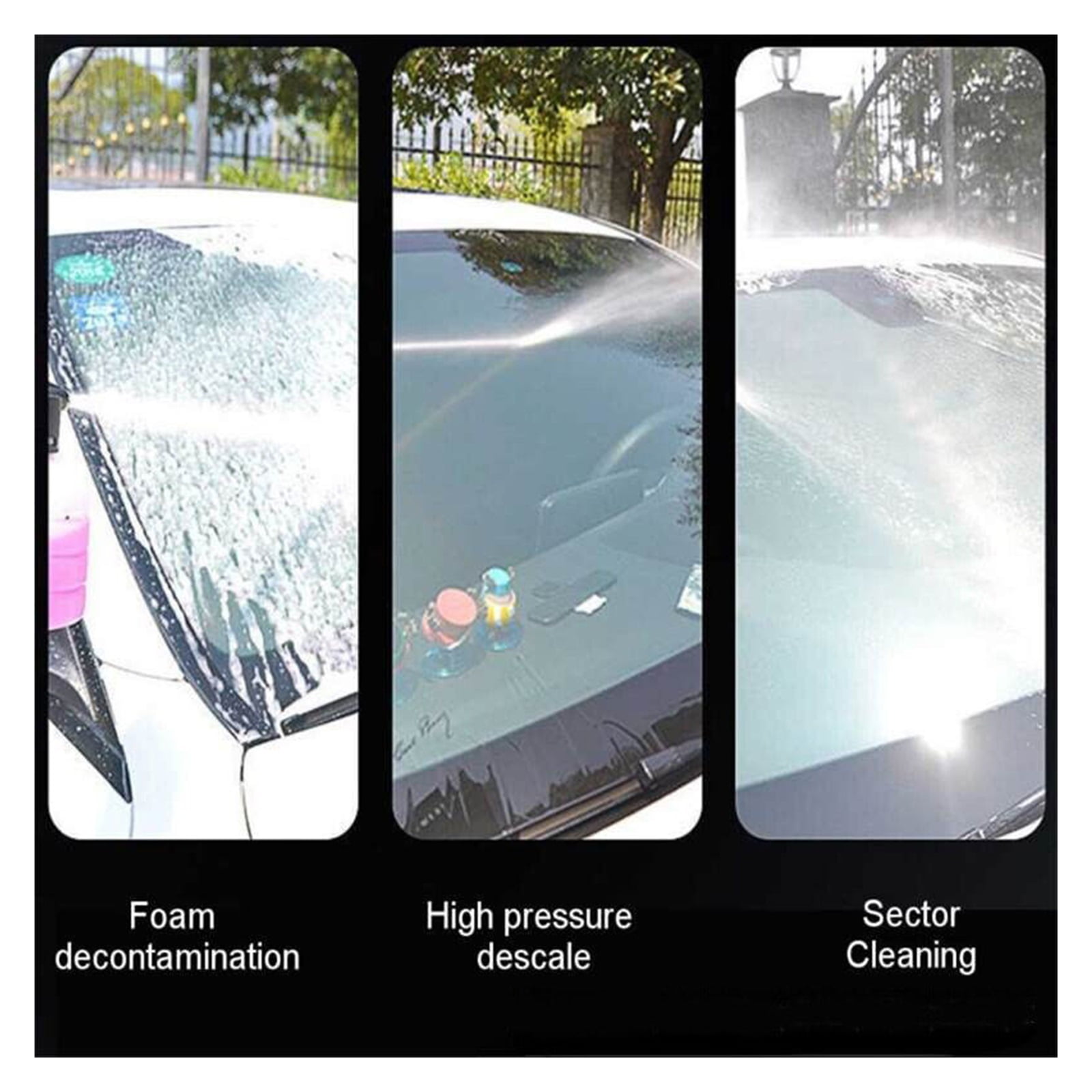 Cordless High Pressure Washer Rechargeable Car Washing Foam Machine Electric Garden Water Gun Adjustable For 36V Battery