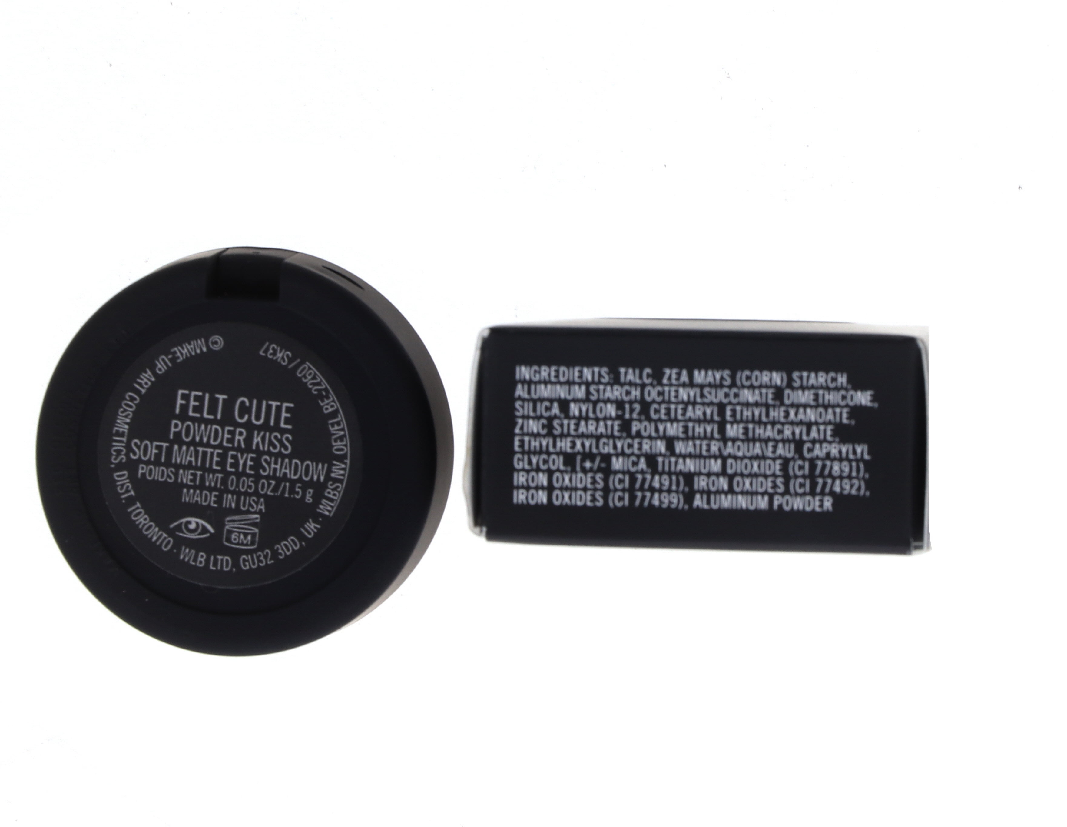 MAC Powder Kiss Soft Matte Eye Shadow, Felt Cute, 0.05 oz