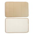 thumbnail image 5 of Unique Bargains 2 Pcs Memory Foam Bathroom Mat Non Slip Soft Bath Mats Rugs Machine Washable Camel 40x60cm+50x120cm, 5 of 6