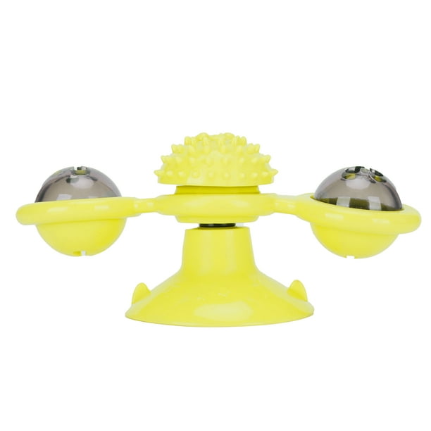 Juguete giratorio para burlas, juguetes interactivos para gatos, juguete interactivo para mascotas, juguete giratorio con bola LED, durabilidad probada en el tiempo Jadeshay A