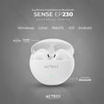 thumbnail image 3 of Audifonos ACTECK SENSE EP230 Inalambricos Blanco AC-935111, 3 of 5