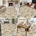 thumbnail image 5 of 6'x9' Area Rugs, Easter Indoor Outdoor Area Rug for Living Room Bedroom, Spring Rabbit Eggs Carrots Farmhouse Retro Washable Bathroom Rugs Kitchen Floor Carpet Mats Home Decor Aesthetic, 5 of 8