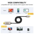 thumbnail image 7 of USB C HDMI Cable 4K60Hz UHD Type C to HDMI Converter for MacBook Pro Air for ipadPro for Samsung Galaxy Pixelbook XPS TV HDMI Adapter (Type C HDMI Cable,1m), 7 of 7