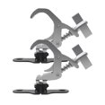 thumbnail image 1 of Iluminación de gancho estándar LED de aluminio con clip para luz de escenario LED Blanco perfke Acoplador giratorio, 1 of 9
