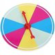 thumbnail image 3 of Rotatable Prize Wheel Turntable Game Prop For Annual Meetings Trade Shows Plastic Material 25cm Diameter 1Pack, 3 of 3