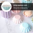 thumbnail image 3 of Miangastore Paper Baking Cups High Temperature Resistant Oil Paper 50Pcs 3X1.8In, 3 of 9