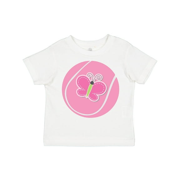 Inktastic Tennis Pink Ball Girls Toddler T-Shirt