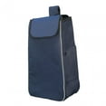 thumbnail image 2 of Shopping Cart Replacement Storage Bag Folding Waterproof Outdoor Indoor Use with Side Pockets and Rear Pocket Reusable Portable Trolley Bag Dark Blue Thickened, 2 of 8