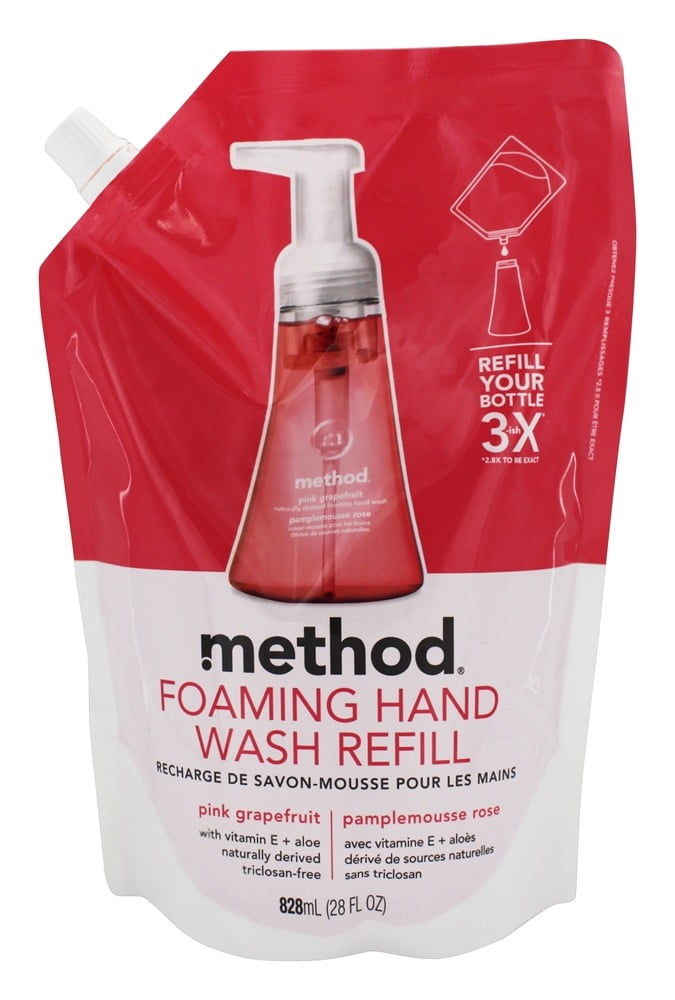Method - Foaming Hand Wash Refill Pink Grapefruit - 28 fl. oz