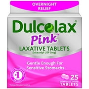 Angle View: 5 Pack - Dulcolax Laxative Comfort Coated Tablets for Women 25 Tablets Each