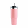thumbnail image 3 of Botella de vacío de gran capacidad con aislamiento de café leche taza de té ejercicio jogging acero inoxidable Taza de bebida con tapa transparente Home Pink 900ml Guardurnaity HA011613-06B, 3 of 7