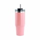 thumbnail image 3 of Botella de vacío de gran capacidad con aislamiento de café leche taza de té ejercicio jogging acero inoxidable Taza de bebida con tapa transparente Home Pink 900ml sidaley HA011613-06B, 3 of 7