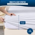 thumbnail image 3 of Protector de colchón impermeable Utopia Bedding, tamaño cuna, 3 of 8