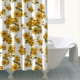 thumbnail image 4 of Waterproof Cute Sunflower Colorful Shower Curtain 72x72 Inch Boho Style Polyester Unique Shower Curtain for Bathroom Hotel Home Decor with 12 Plastic Hooks, 4 of 5
