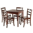 thumbnail image 1 of Winsome Pulman 5-Piece Set Extension Table with Ladder Back Chairs - 94535, 1 of 9