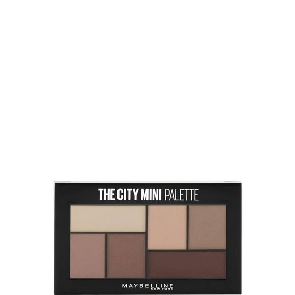Maybelline New York The City Mini Fard à paupières Palette, Matte About Town, 7.4 g
