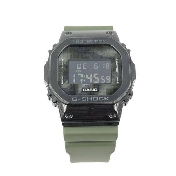 Pre-Owned Casio G-SHOCK Watch 5600B-3JF Camouflage Quartz (Fair)